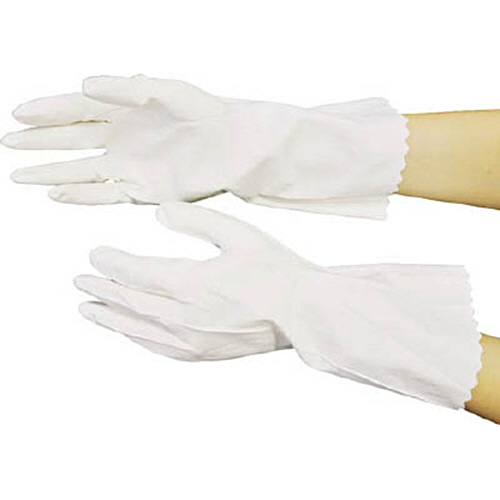 ﾋﾞﾆｰﾙうす手 裏毛なし L ﾎﾜｲﾄ 1双画像