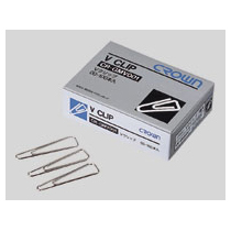 Vｸﾘｯﾌﾟ 極大(全長48mm) ｼﾙﾊﾞｰ 紙箱 1ﾊﾟｯｸ(100本)画像