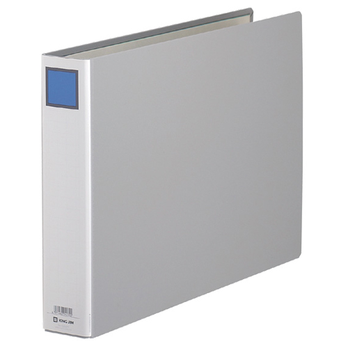 ｷﾝｸﾞﾌｧｲﾙG A3ﾖｺ 500枚収容 50mmとじ 背幅66mm ｸﾞﾚｰ 1冊画像