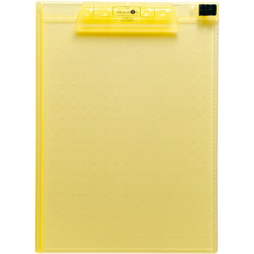 AQUA DROPs ｸﾘｯﾌﾟﾎﾞｰﾄﾞ A4ﾀﾃ 黄 1枚画像