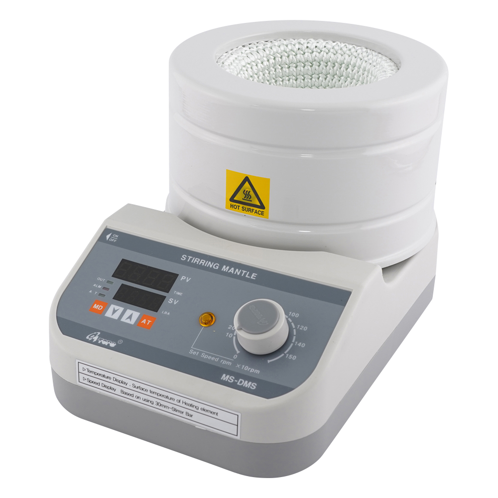 フラスコ用マントルヒータースターラー　デジタル温度調節器付き　200mL