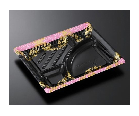 弁当容器 CTみちる K24-20C百花P-BK身 600枚画像