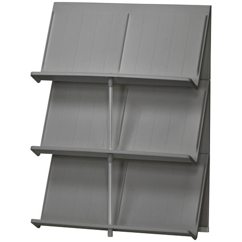 ｼｭｰｽﾞﾗｯｸ 3段 ｸﾞﾚｰ 1台