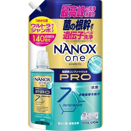 ＮＡＮＯＸｏｎｅ　ＰＲＯ　詰替　１４００ｇ×６画像