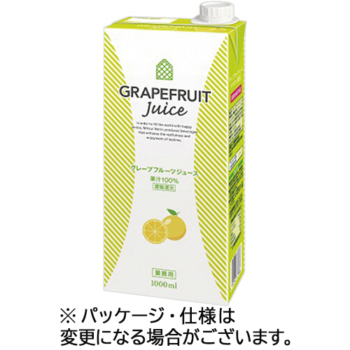 WN ｸﾞﾚｰﾌﾟﾌﾙｰﾂｼﾞｭｰｽ 1L 紙ﾊﾟｯｸ(口栓付) 1ｹｰｽ(6本)画像