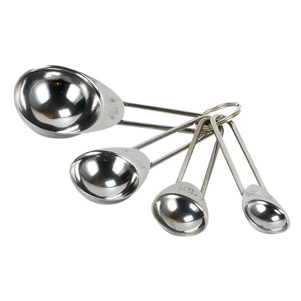 はかり 量HAKARI ステンレス製コンパクト計量スプーン(4本組) パール金属画像