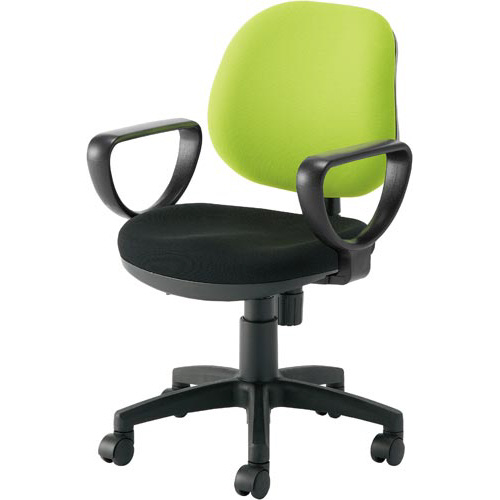 カララチェア　肘付　グリーン画像