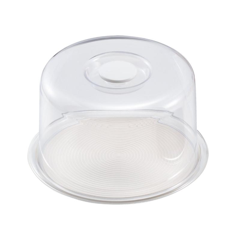 製菓・製パン用品 MT-4916 深型クリアラブリーハット 中 ホワイト画像