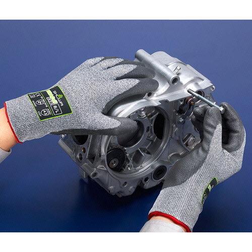 耐切創背抜き手袋 ﾃﾞｭﾗｺｲﾙ 546 M ｸﾞﾚｰ 1双