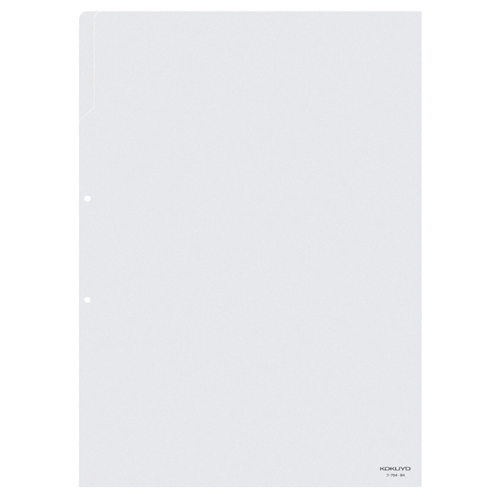 ｸﾘﾔｰﾎﾙﾀﾞｰ(2穴あき･透明) B4 1ｾｯﾄ(50枚)画像