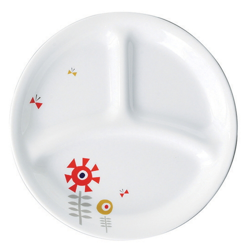 ランチプレート 21.5cm CORELLE ケイユクッカ 強化ガラス画像