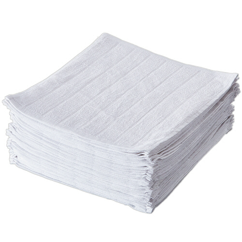 薄手 おしぼりﾀｵﾙ ﾎﾜｲﾄ 1ｾｯﾄ(500枚:50枚×10ﾊﾟｯｸ)画像