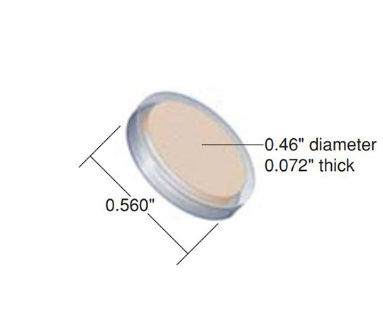 PEEKフリット(10µm)　0.470"×0.072"×0.560"(10pk)画像