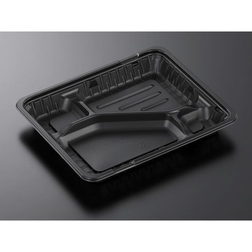 中央化学 弁当容器 CT ガチ弁 LIK24-20C2 BK 本体画像