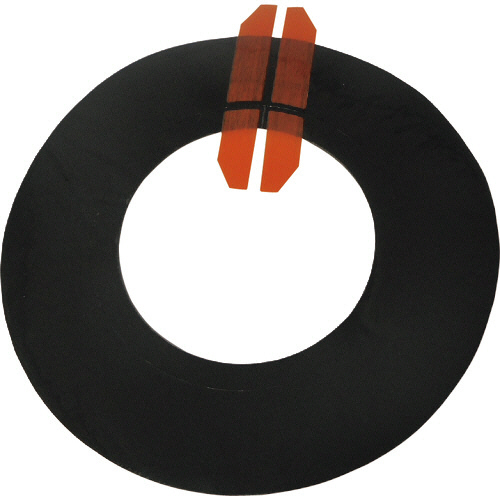 LSﾊﾟｲﾌﾟｽﾊｯﾄ 厚さ2.5×外径190×内径93mm ﾌﾞﾗｯｸ 1ﾊﾟｯｸ(20枚)画像