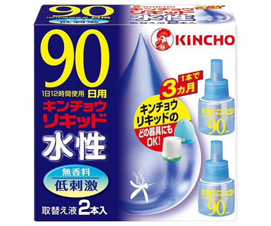 水性キンチョウリキッド　90日　無香料　取替え液　2本入画像
