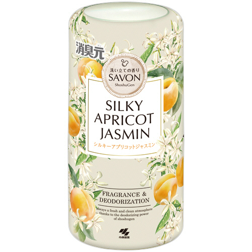 消臭元 SAVON ｼﾙｷｰｱﾌﾟﾘｺｯﾄｼﾞｬｽﾐﾝの香り 本体 400mL 1個画像