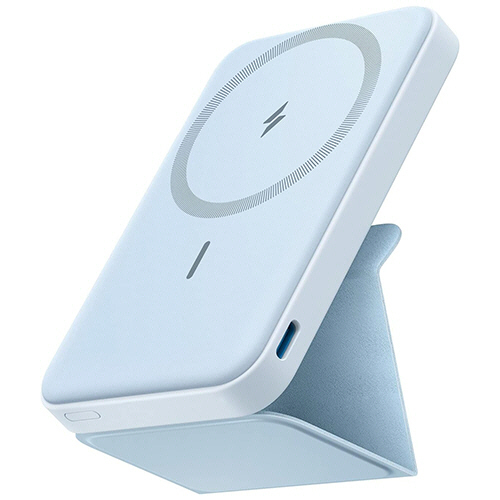 モバイルバッテリー　ANKER　622　Magnetic　Battery(MagGo)　5000mAh　ブルー　1個