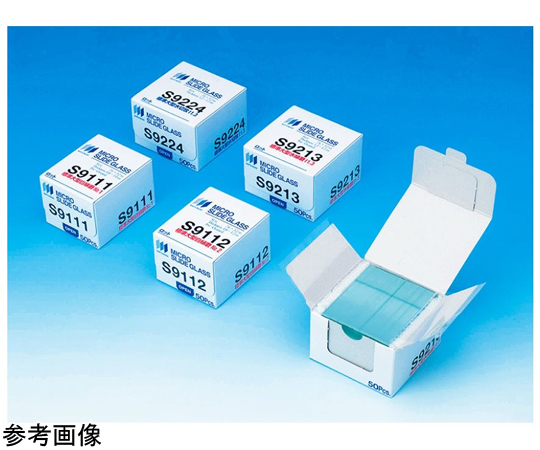 スライドグラス 標準大型スライド白縁磨 No.2 50枚入