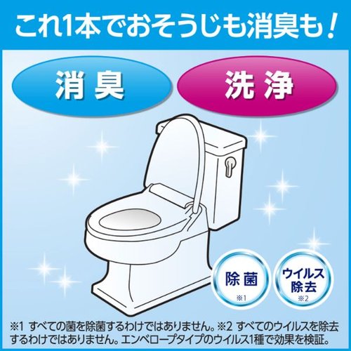トイレクリーナー トイレマジックリン消臭・洗浄スプレー4.5L 花王 [ケース販売] 大きなスプレーボトルが前面に向いている状態