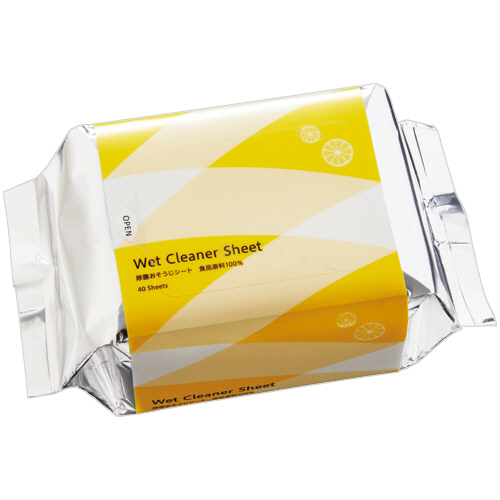 おそうじｼｰﾄ 食品まわり用 1ｾｯﾄ(1600枚:40枚×40ﾊﾟｯｸ)画像