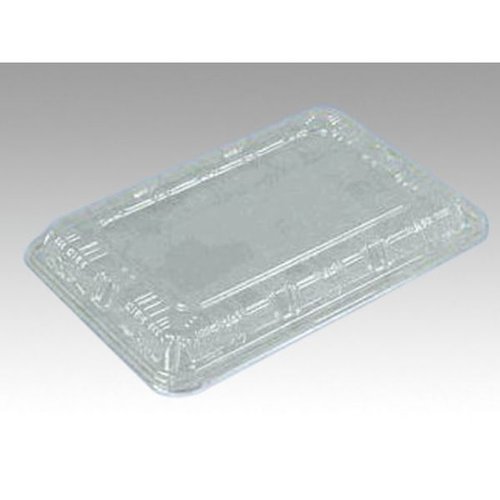 仕出し弁当容器 弁当シリーズ KY-6 黒 盛嵌合蓋セット 北原産業 [ケース販売] 黒い容器と蓋が組み合わさった盛り付け用セットが上から見える状態