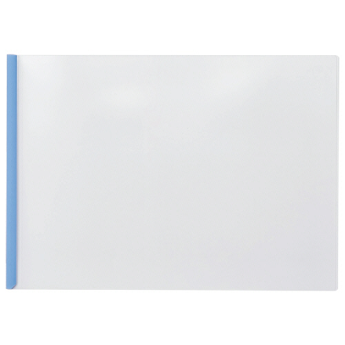 再生ﾚｰﾙﾎﾙﾀﾞｰ A3ﾖｺ 20枚収容 青 1ｾｯﾄ(30冊:10冊×3ﾊﾟｯｸ)画像