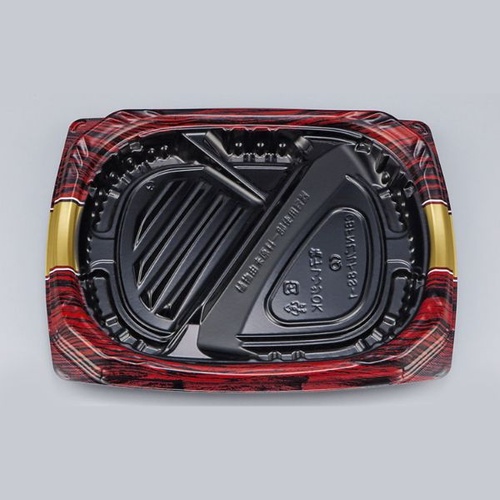 シーピー化成 弁当容器 CBFNビルト8S-1 ボルドG 本体画像