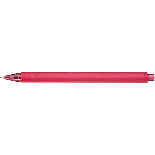 鉛筆シャープ　フローズンカラー　0.7mm　ピンク 斜めから撮影された明るいピンク色のシャープペンシルの側面