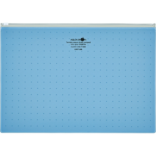 AQUA DROPs ｸﾘﾔｰｹｰｽ A4ﾖｺ 青 1枚画像