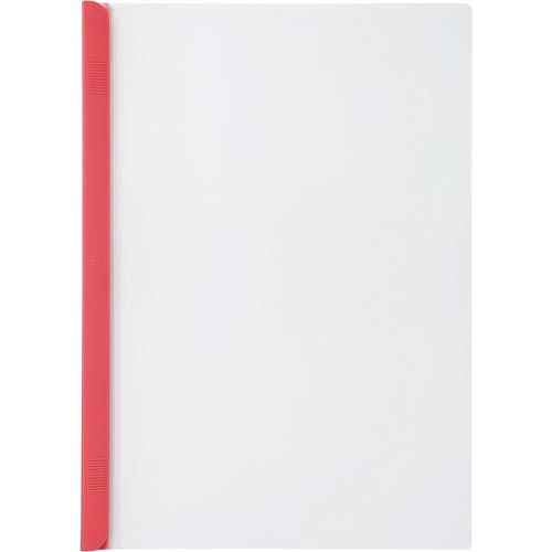 スライドバーファイルＡ４縦５０枚とじ赤１０冊×１０画像