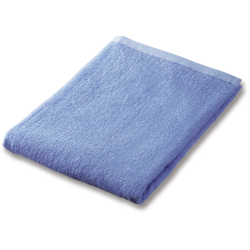 業務用ｽﾚﾝｶﾗｰﾊﾞｽﾀｵﾙ ﾗｲﾄﾌﾞﾙｰ 1枚