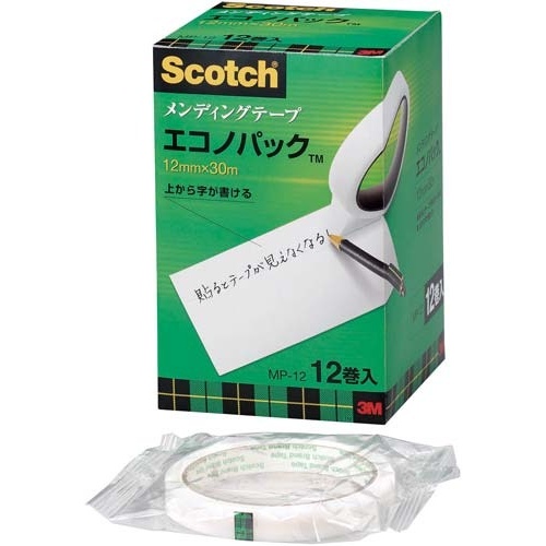 スコッチ　メンディングテープ１２ｍｍ×３０ｍ１２巻画像