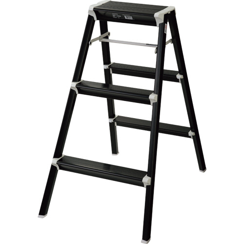 ｱﾙﾐ踏み台 SKIT STEP 3段 ﾌﾞﾗｯｸ 1台画像