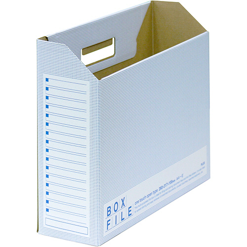 ﾎﾞｯｸｽﾌｧｲﾙ ｴｺﾉﾐｰﾀｲﾌﾟ A4ﾖｺ 背幅100mm ﾌﾞﾙｰ 1ｾｯﾄ(50冊:10冊×5ﾊﾟｯｸ)画像