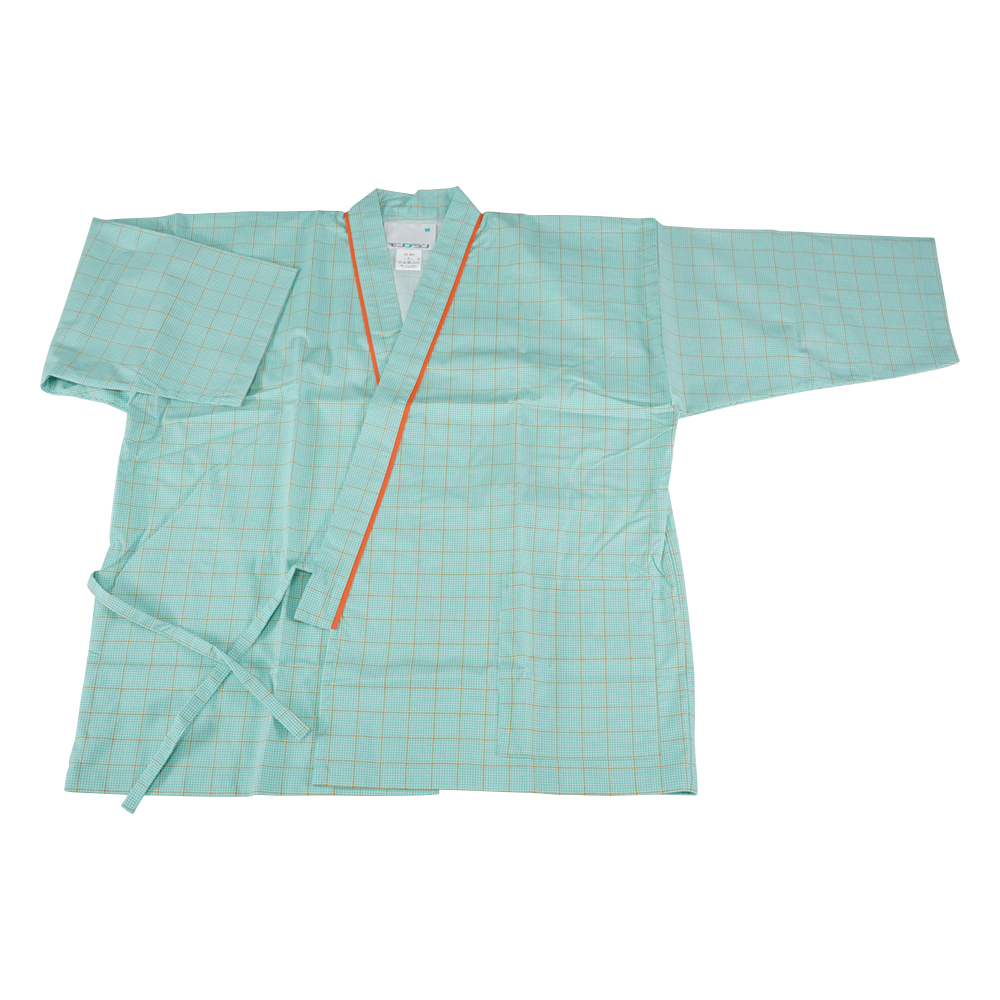 患者衣（上衣・男女兼用） 59-463 グリーンM画像