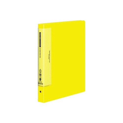 クリヤーブック替紙式黄Ａ４縦背幅３３ｍｍ画像
