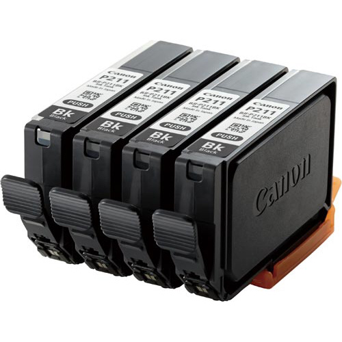 純正インク　ＢＪＩ－Ｐ２１１ＢＫ（４Ｐ）　ブラック画像