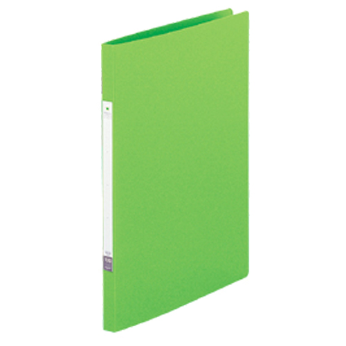 ﾘｸｴｽﾄ ﾊﾟﾝﾁﾚｽﾌｧｲﾙ A4ﾀﾃ 120枚収容 背幅15mm 黄緑 1冊画像