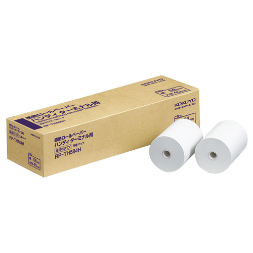感熱ﾛｰﾙﾍﾟｰﾊﾟｰ(ﾊﾝﾃﾞｨﾀｰﾐﾅﾙ) 高保存 幅58×直径40mm×長さ約20m 1箱(5巻)