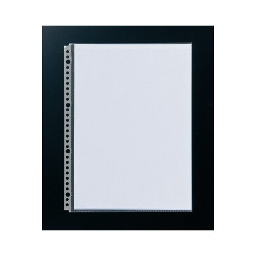 クリヤーブックルポ用リフィルＡ４縦３０穴藍１０枚