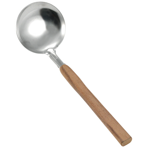 EBM ｳｫｰﾙﾅｯﾄ柄 卓上お玉 穴無 1本