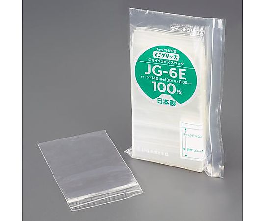 480x340x0.06mm ジッパー付保存袋(100枚)画像