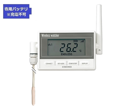 ワイヤレス ウォッチャ（監視機能付き無線ロガー）（サーミスタ外付け）5ｍ）　専用バッテリ画像