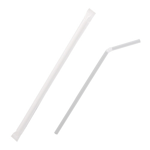 HEIKO ﾌﾚｷｼﾌﾞﾙｽﾄﾛｰ 6mm×21cm 単袋 ｸﾘｱ 1ｾｯﾄ(6000本:200本×30ﾊﾟｯｸ)画像