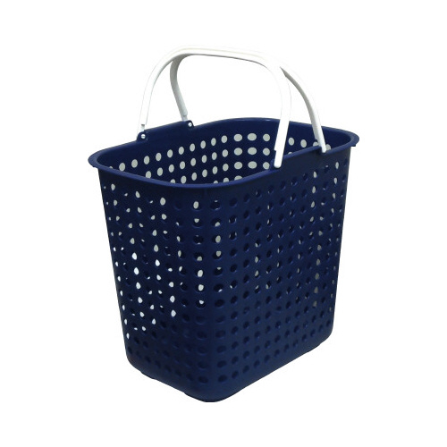 ドットバスケット深型ブルー画像