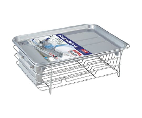 Nポゼ縦横兼用Wコート水切り　シルバー