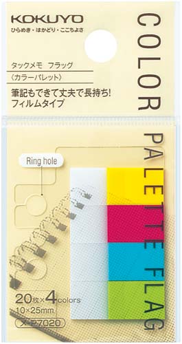 タックメモ　フラッグ１０×２５、４個画像