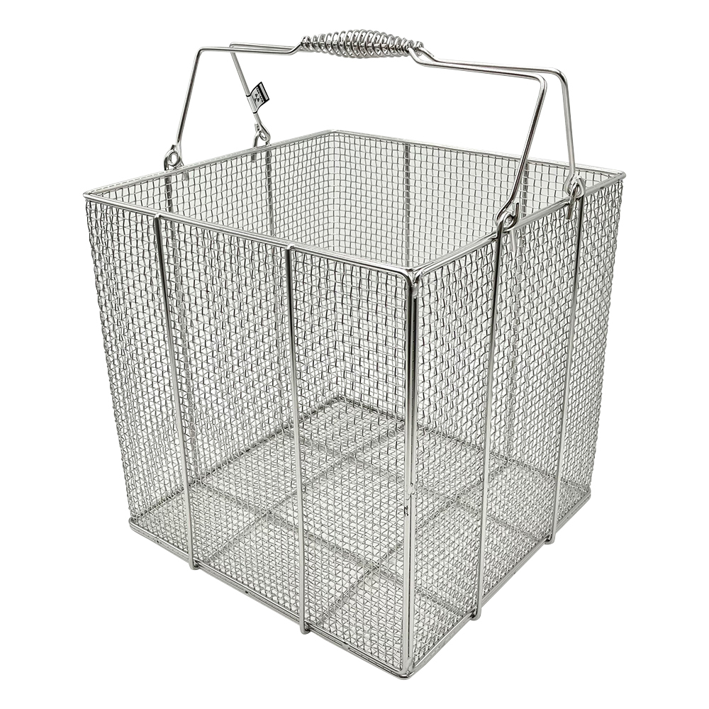 ステンレス角型洗浄カゴ 大 300×300×300mm画像