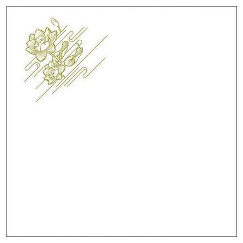 不織布 風呂敷 美装 白・蓮 90×90cm 東京メディカル [バラ販売]画像